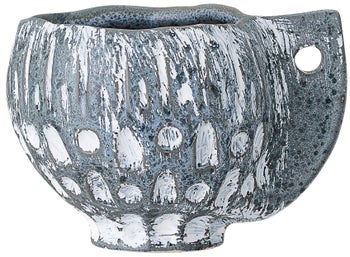 Doniczka Imule 12x9 cm szaroniebieska – obraz-1