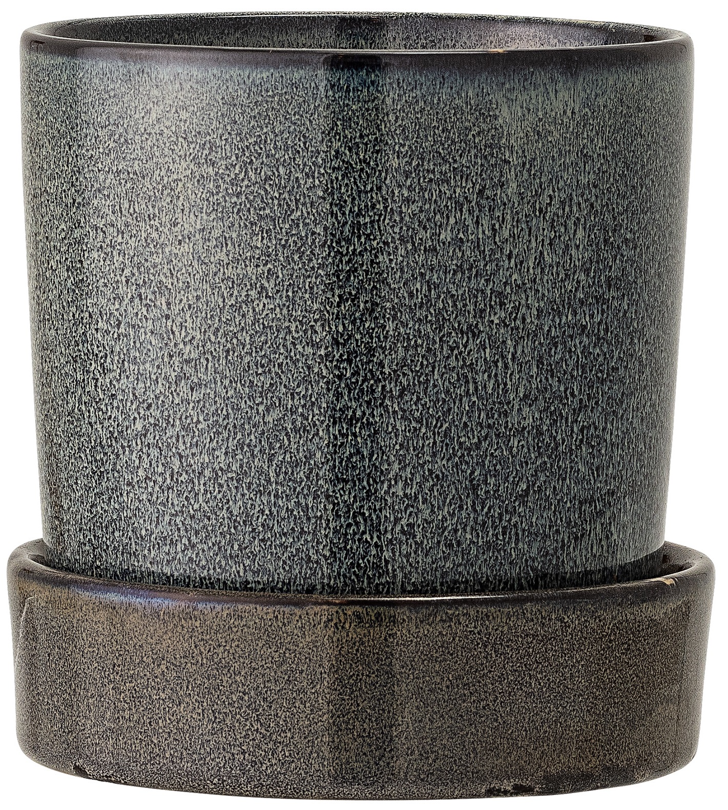 Doniczka Jade 14x14 cm kolorowa  – obraz-1