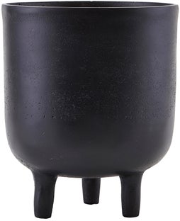 Doniczka Jela Ø15x18 cm czarna – obraz-1