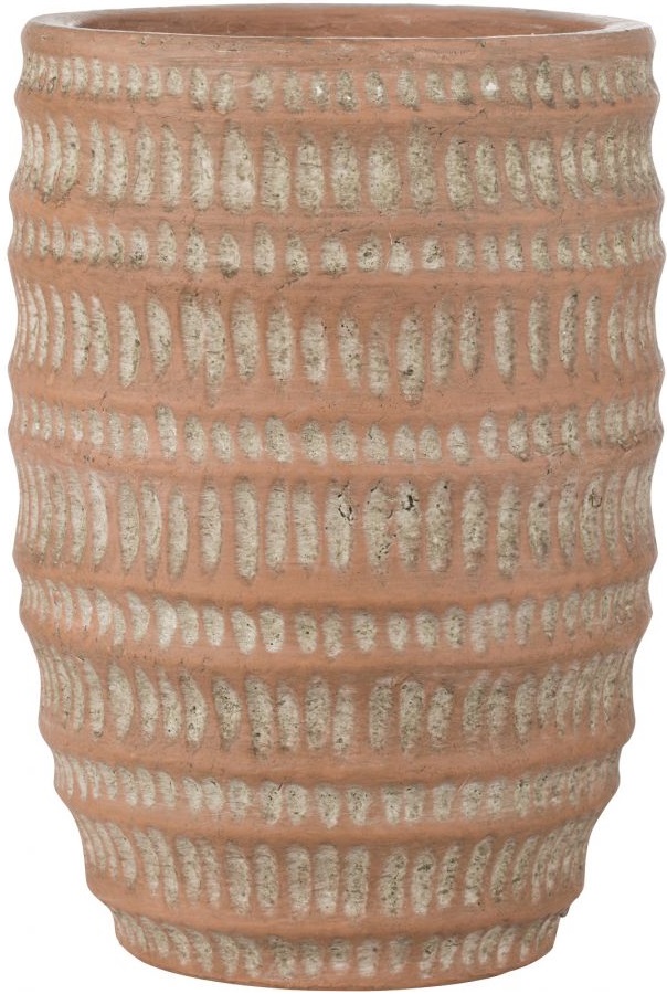 Doniczka Jillia Ø15x22 cm naturalna – obraz-1