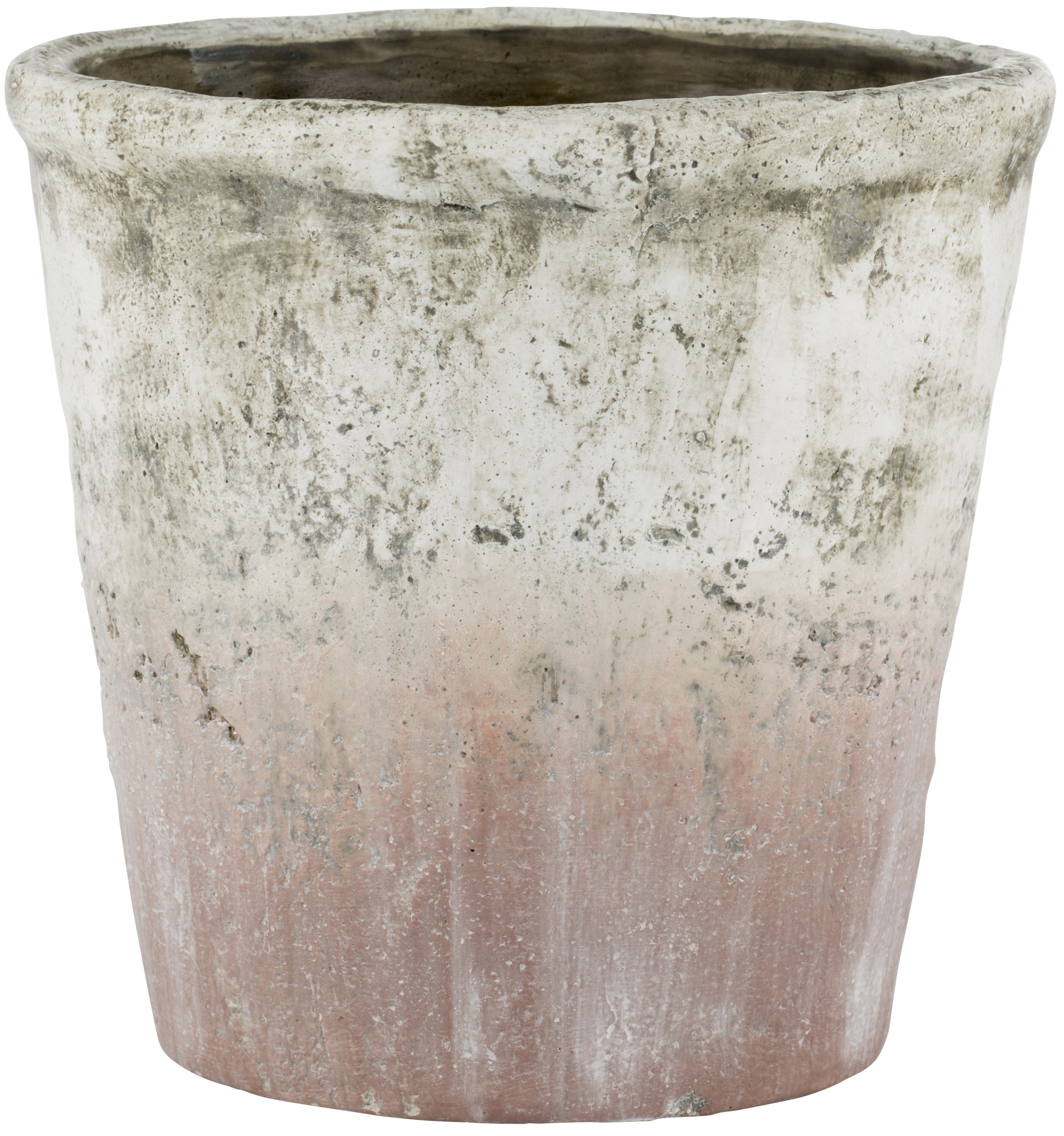 Doniczka Josian Ø16x16 cm brudny róż – obraz-1