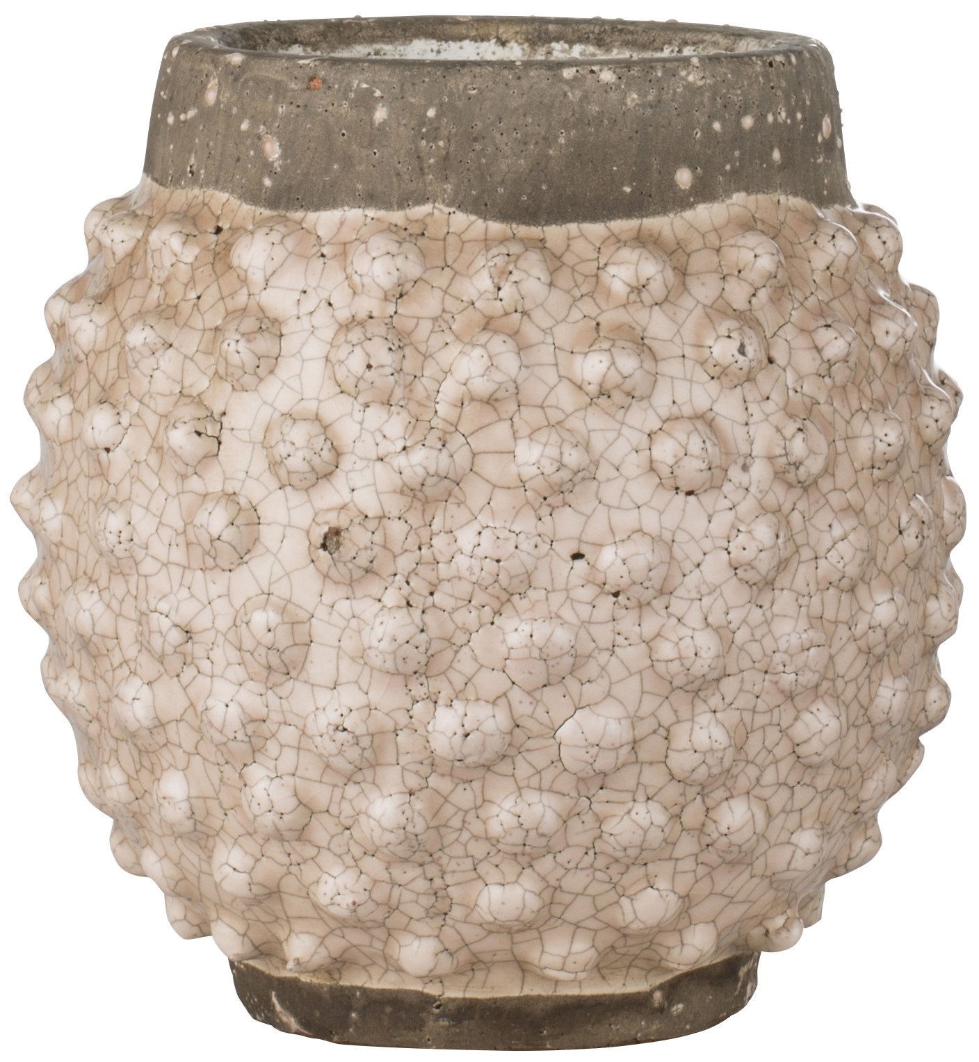 Doniczka Magna Ø16x16 cm brudny róż – obraz-1