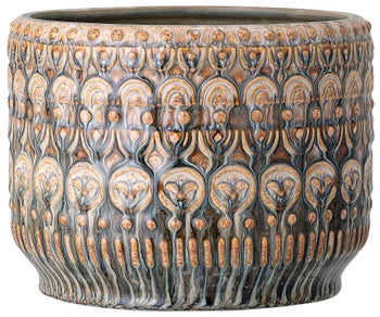 Doniczka ceramiczna kolorowa 20x15 cm – obraz-1