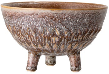 Doniczka ceramiczna brązowa 17x12 cm – obraz-1