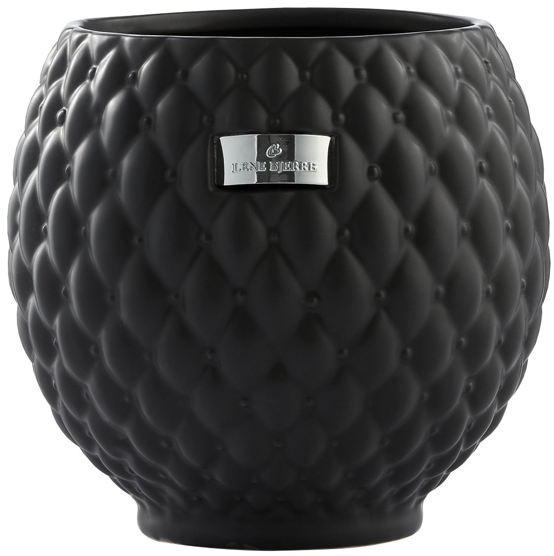 Doniczka Rosabina Ø19x19 cm czarna – obraz-1