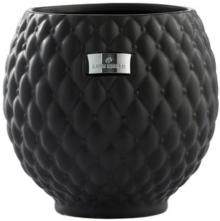 Doniczka Rosabina Ø19x19 cm czarna – obraz-1