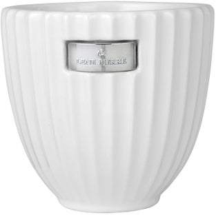 Doniczka Rosalie Ø14x13 cm biała – obraz-1