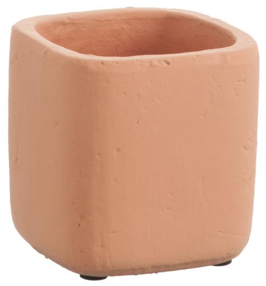 Doniczka Square 12x12 cm łososiowa – obraz-1