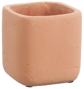Doniczka Square 14x14 cm łososiowa – obraz-1