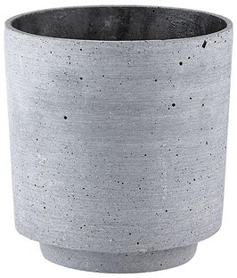 Doniczka Villa Collection Polystone 17x17 cm ciemnoszara – obraz-1