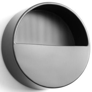 Doniczka ścienna czarna 19cm – obraz-1