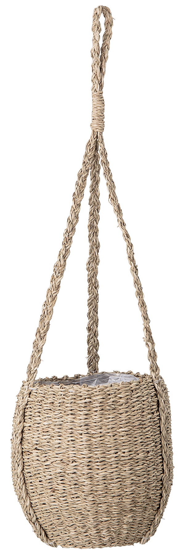 Doniczka wisząca Zabion Ø20x65 cm naturalna – obraz-1