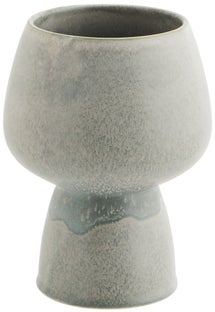 Doniczka Yarnalis Ø6x21 cm szara – obraz-1