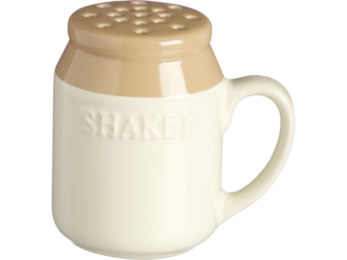 Dozownik do mąki Original Cane 10x10 cm biało-beżowy – obraz-1