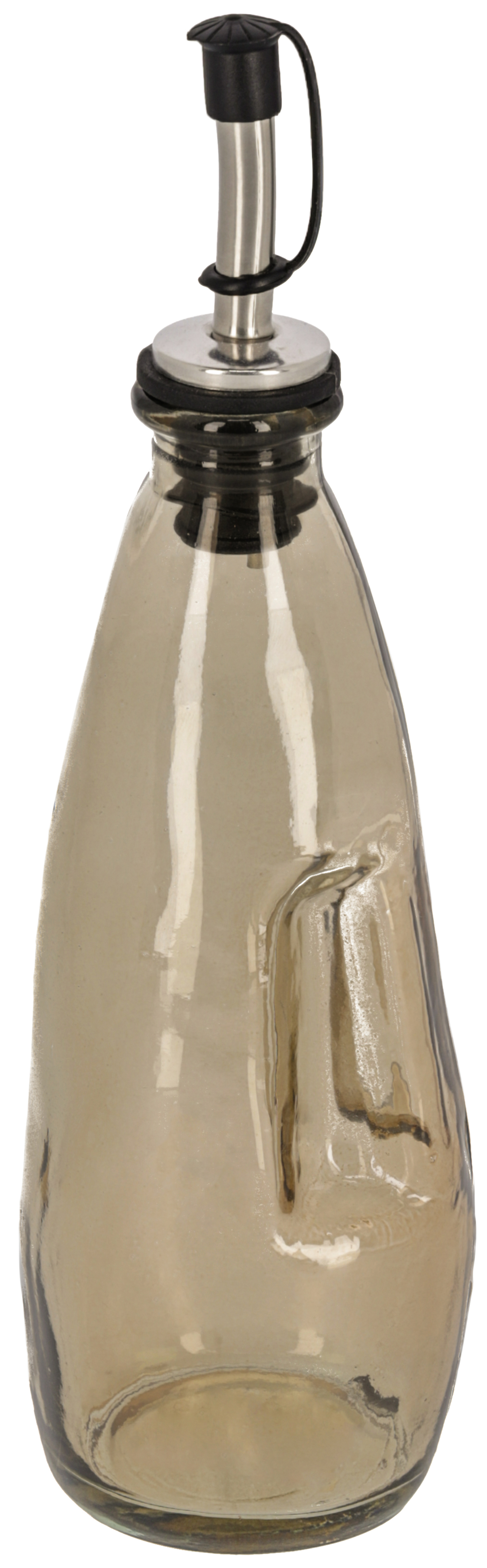 Karafka na oliwę i ocet szklana brązowa – obraz-1