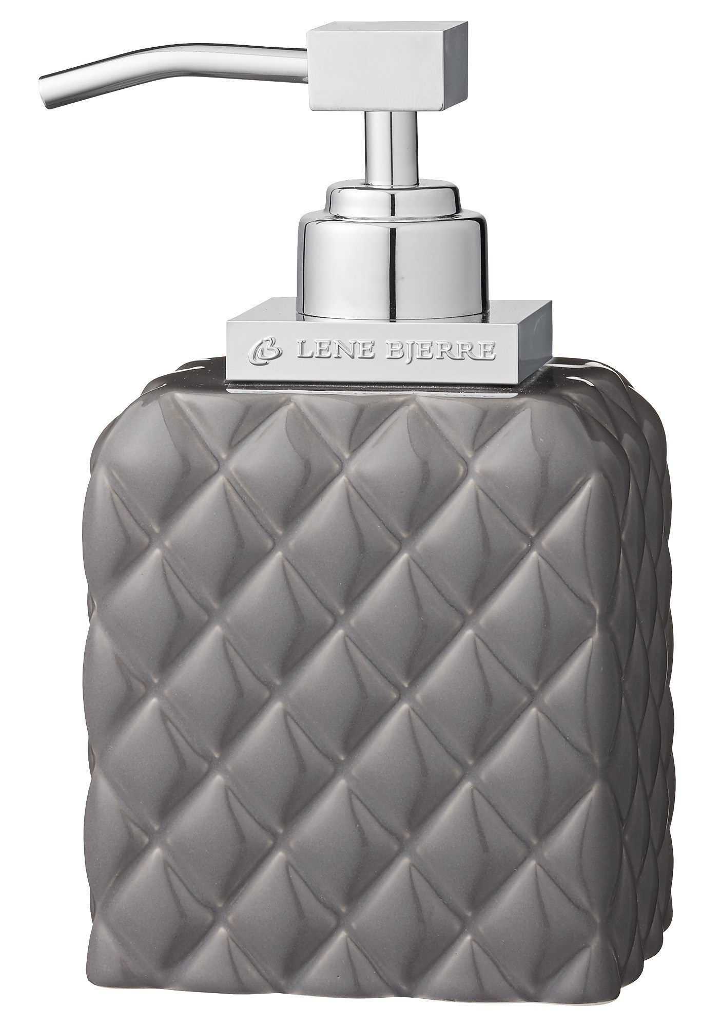 Dozownik łazienkowy Portia 440 ml szary – obraz-1