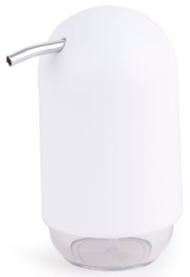 Dozownik na mydło biały 7x7 cm – obraz-1