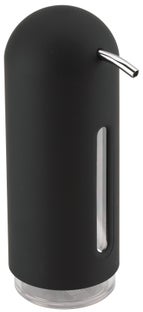 Dozownik na płyn 0,36L czarny 6x6 cm – obraz-1