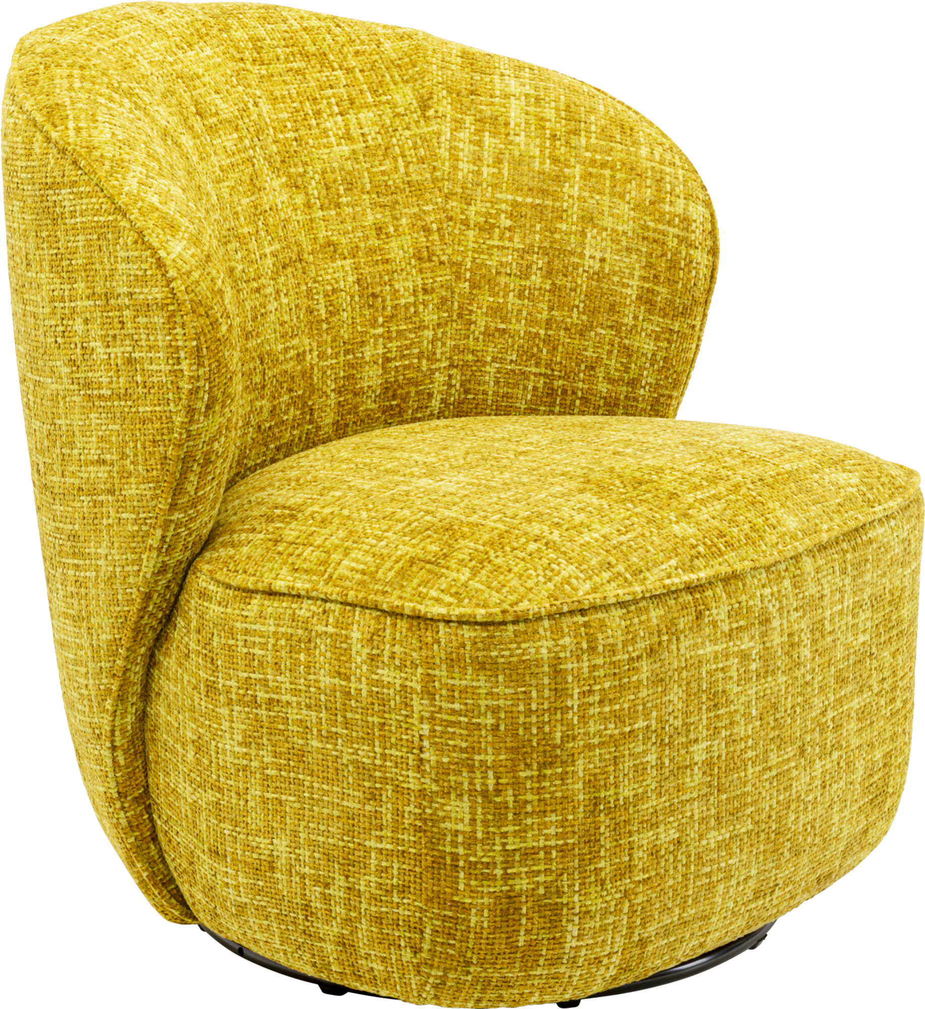 Fotel obrotowy Ellie żółty – grafika-1.