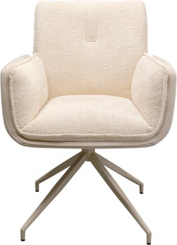 producto: Silla giratoria mit Armlehnen Hilla Blanco.