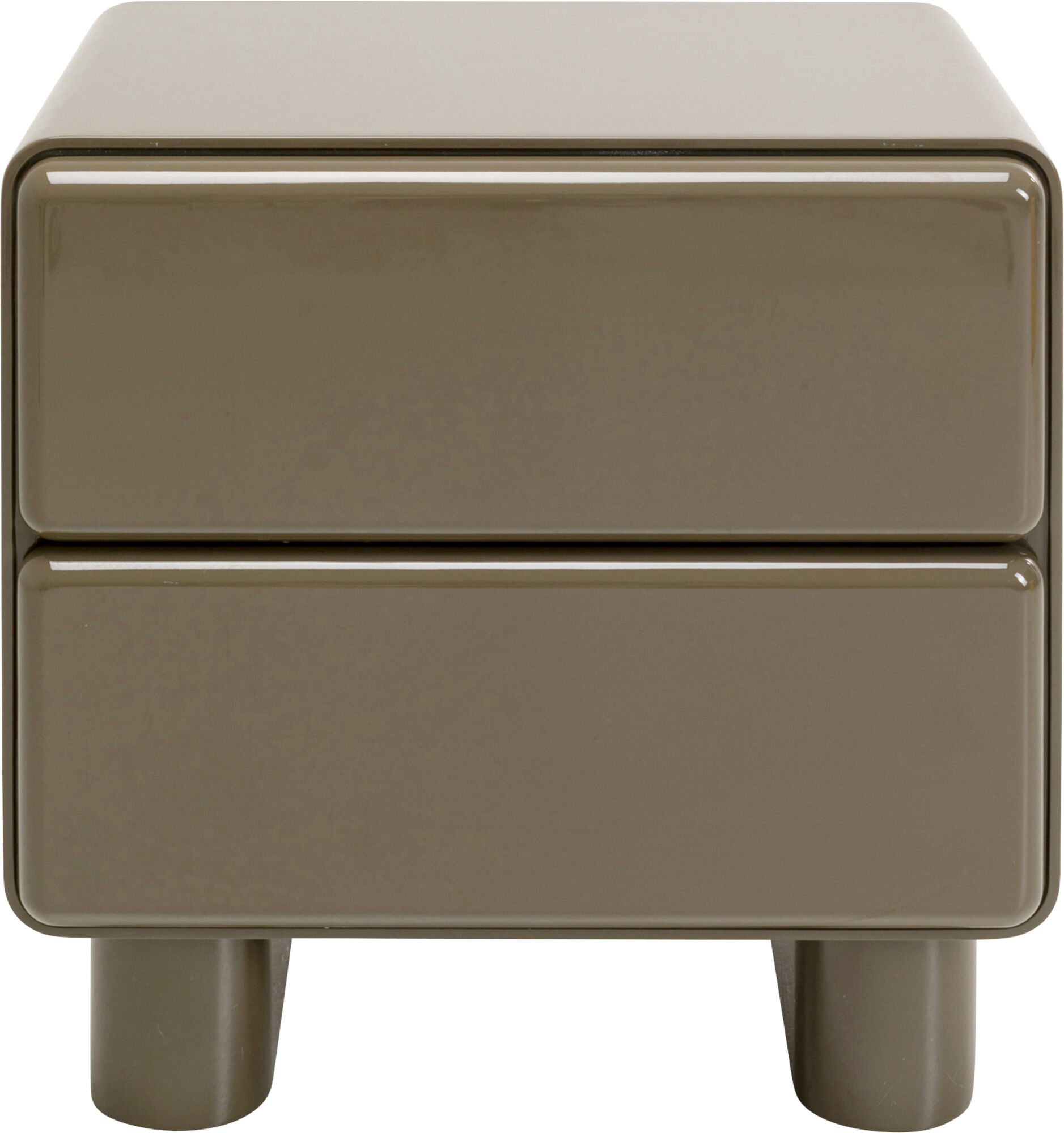 Naktinė spintelė Small Eliano Grey 57x57cm – paveikslėlis-1.