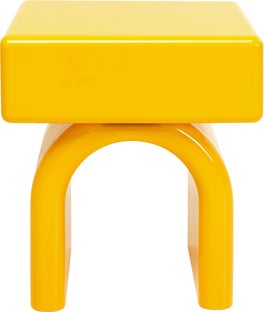 Sárga Small Eliano Komód 57x50cm – kép-1.