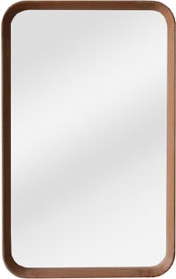 Prostokątne lustro wiszące z naturalnej ramy drewnianej 50x80 cm – grafika-1.