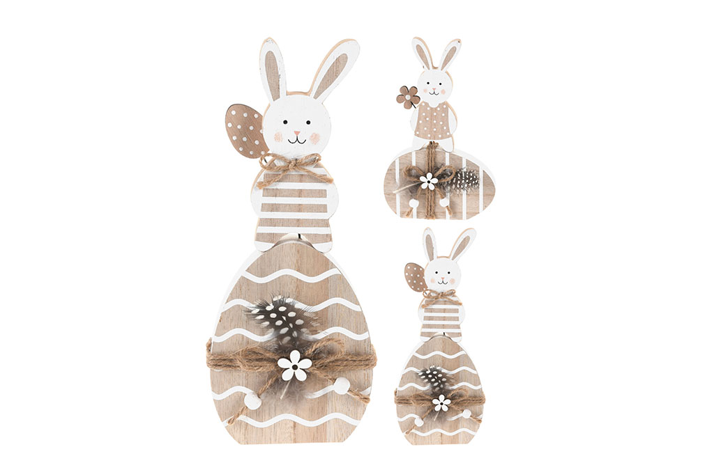 Дървена декорация Заек – изображение-1