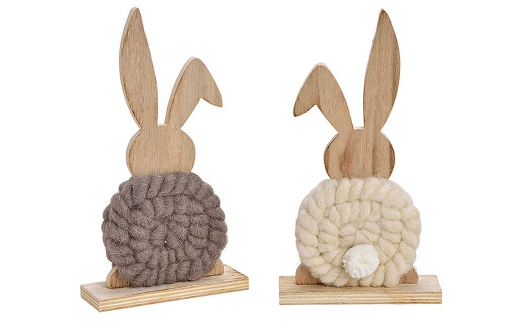 Дървена декорация Зайче – изображение-1