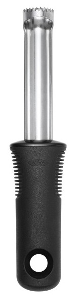 Drylownica do jabłek z czarnym antypoślizgowym uchwytem ostrze stal nierdzewna – grafika-1.