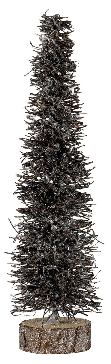 Drzewko świąteczne brązowe choinka Ø8x31 cm – obraz-1