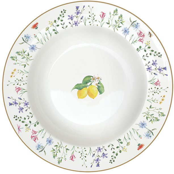 Дълбока чиния FLEURS AT CITRONS – изображение-1