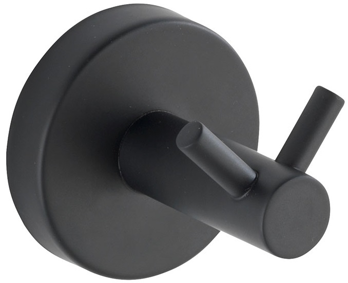 Двойна закачалка за стена Bosio black – изображение-1