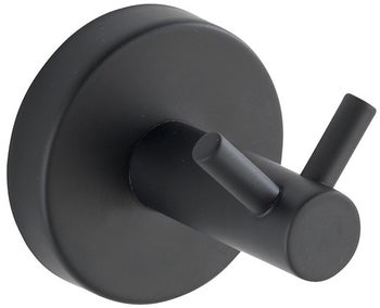 Двойна закачалка за стена Bosio black – изображение-1