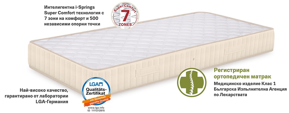 Двулицев матрак FAVORITE NOVA 120/200 – изображение-1