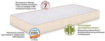 Двулицев матрак FAVORITE NOVA 140/200 – изображение-1