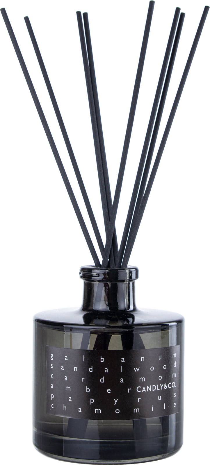 Dyfuzor zapachowy czarny z pałeczkami 200 ml Outlet – obraz-1