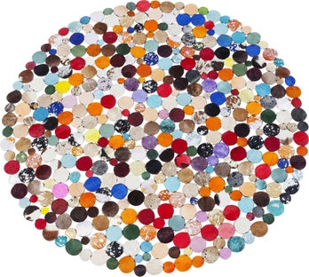 Covor Circle Multi Ø150cm – imagine-1.