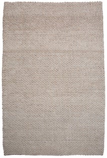 Dywan do salonu beżowy 160x240 cm wełna i poliester – grafika-1.