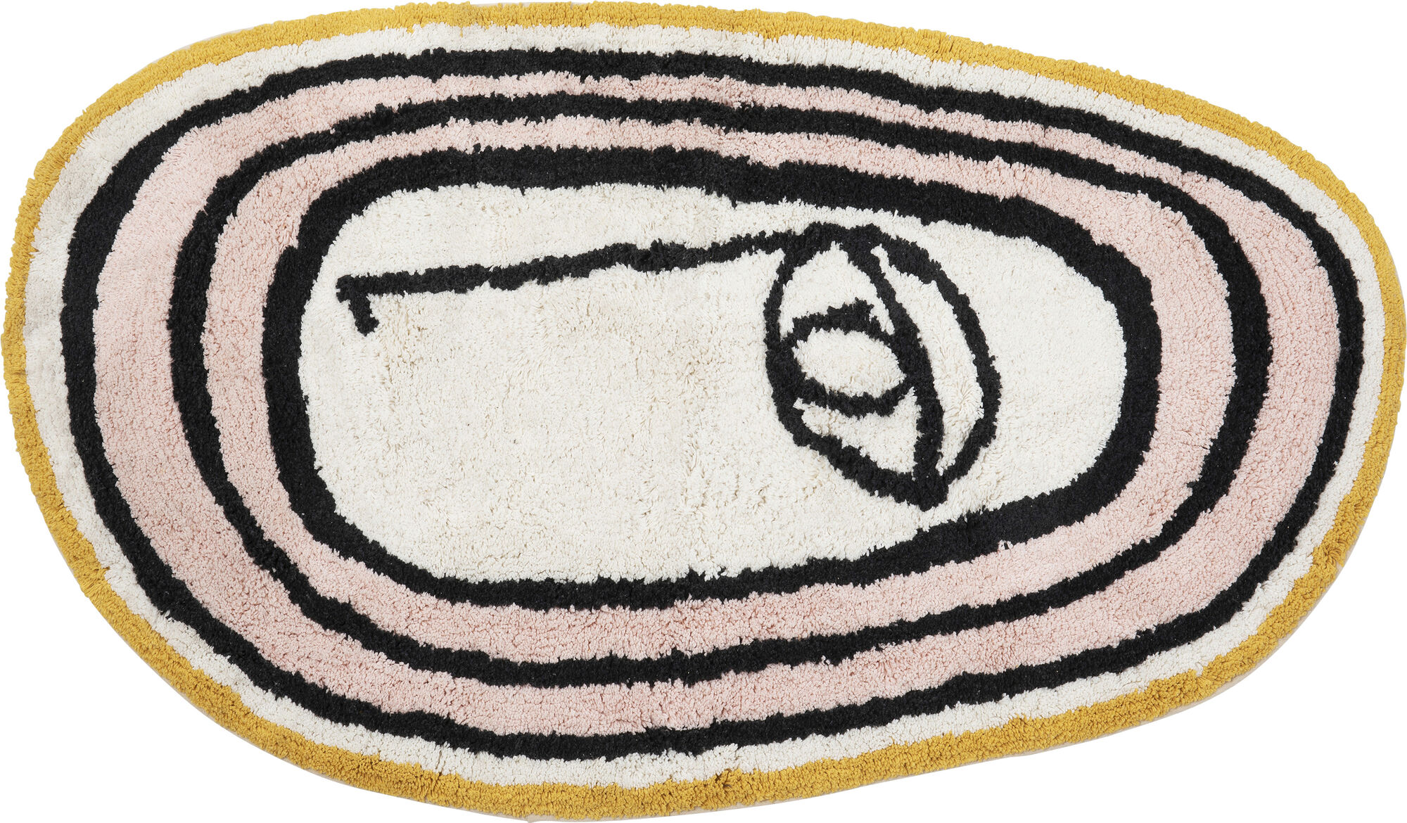 Faccia Focus Ovális alakú Szőnyeg Kicsi 70x140cm – kép-1.