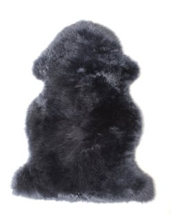 Dywan skórzany szary 50x95 cm – obraz-1