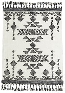 Dywan Mallonic 120x180 cm biało-czarny – obraz-1