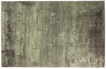 Dywan prostokątny bawełniany zielono-beżowy 240x160 cm – grafika-1.