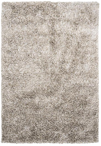 Dywan prostokątny beżowy poliester wełna 190x290 cm – obraz-1