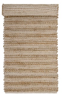 Dywan prostokątny w naturalnych barwach 245x60 cm – obraz-1