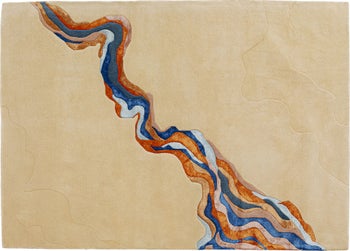 Alfombra Sahara crema/azul 170x240cm – Imagen-1.