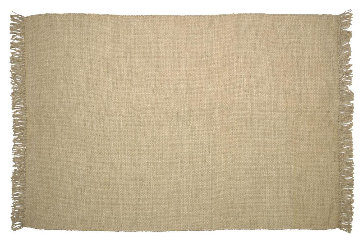 Dywan naturalny beżowy 160x230 cm  – obraz-1