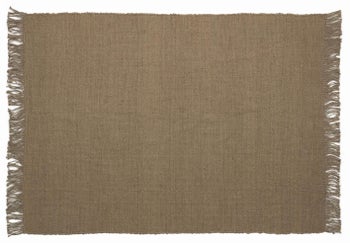 Dywan bawełniany brązowy 160x230 cm – obraz-1