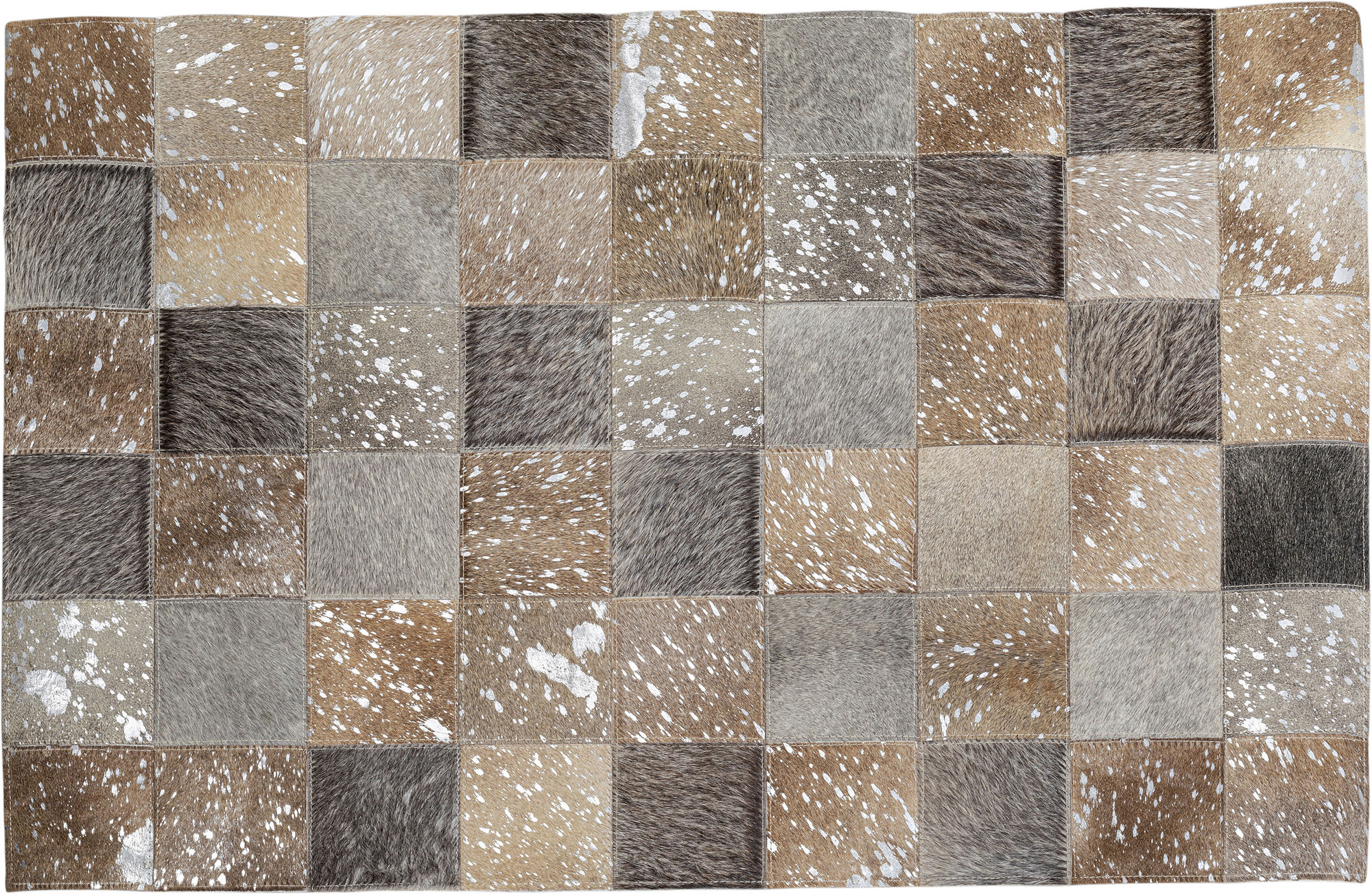 Alfombra Squares Gris 120x180cm – Imagen-1.