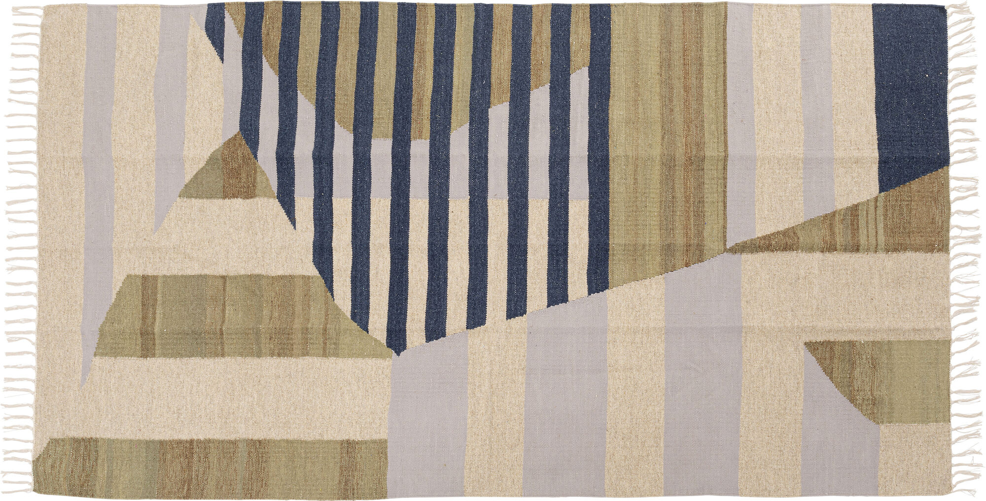 Dywan bawełniany kolorowy 240x150 cm – obraz-1